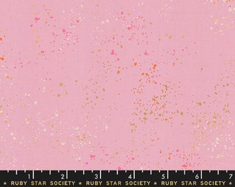 Speckled by Rashida Coleman Hale for Ruby Star Society - Metallic Peony (Item # RS5027 67M) - yardage