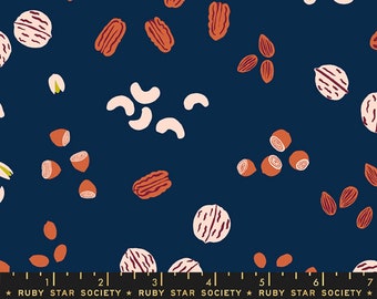 Smol by Kimberly Kight for Ruby Star Society - Kims Knuts in Navy Item # RS3015 14 - yardage