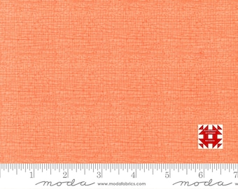 Moda Carolina Lilies Thatched in Coral (Item # 48626 193) by Robin Pickens - yardage