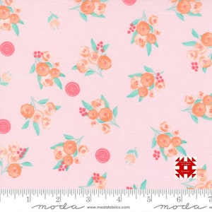 Moda Sew Wonderful di Paper and Cloth Design Studio - Stampa Ditsy Floral Bouquet su Sweetie (Articolo n. 25114 12) yardage