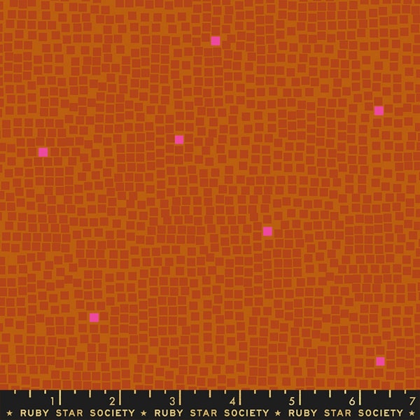 Pixel by Rashida Coleman-Hale for Ruby Star Society - Pixel Print in Saddle (Item # RS1046 24) - yardage