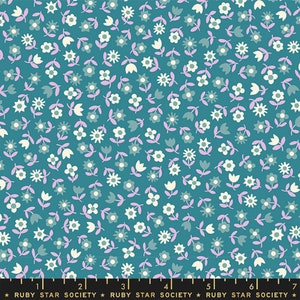 Ruby Star Picture Book by Kimberly Kight - Picture Book Floral Print on Storytime (Item # RS3072 17) - yardage