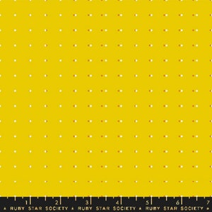 Pivot by Rashida Coleman-Hale for Ruby Star Society - Double Dots Print on Goldenrod Hour (Item # RS1078 11) - yardage