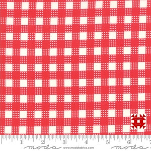 Moda Deer Christmas by Urban Chiks - Checks on Peppermint (Artykuł nr 31166 12) - metraż - Wyprzedany