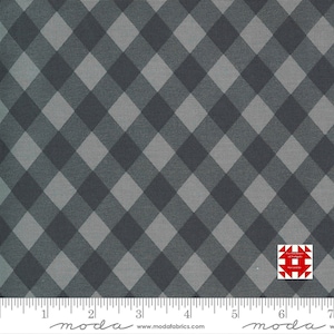 Moda Sunday Stroll by Bonnie and Camille - Plaid on Grey (Item # 55227 17) - yardage