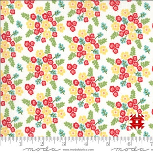 Moda Homestead by April Rosenthal - Small Multi Floral Print (Item # 24092 11) - yardage