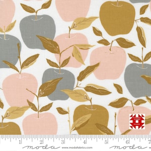 Moda Midnight in the Garden by Sweetfire Road - Multi Enchanted Apple Print on Mist (Item #43121 21) - yardage