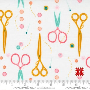 Moda Sew Wonderful di Paper and Cloth Design Studio - Stampa a forbice Cut It Out su polvere (articolo n. 25112 11) metraggio