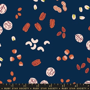 Smol by Kimberly Kight for Ruby Star Society - Kims Knuts in Navy Item # RS3015 14 - yardage
