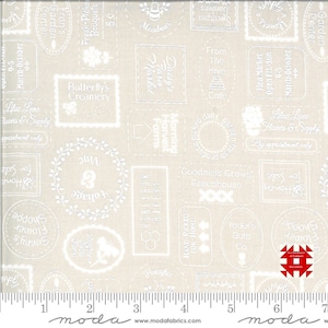 Moda Spring Brook by Corey Yoder - Text Print in Stone (Item # 29115 22) - yardage