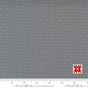Moda Beautiful Day autorstwa Corey&#39;a Yodera z Coriander Quilts - nadruk w kratkę w kolorze łupkowym (nr artykułu 29136 24) - metraż
