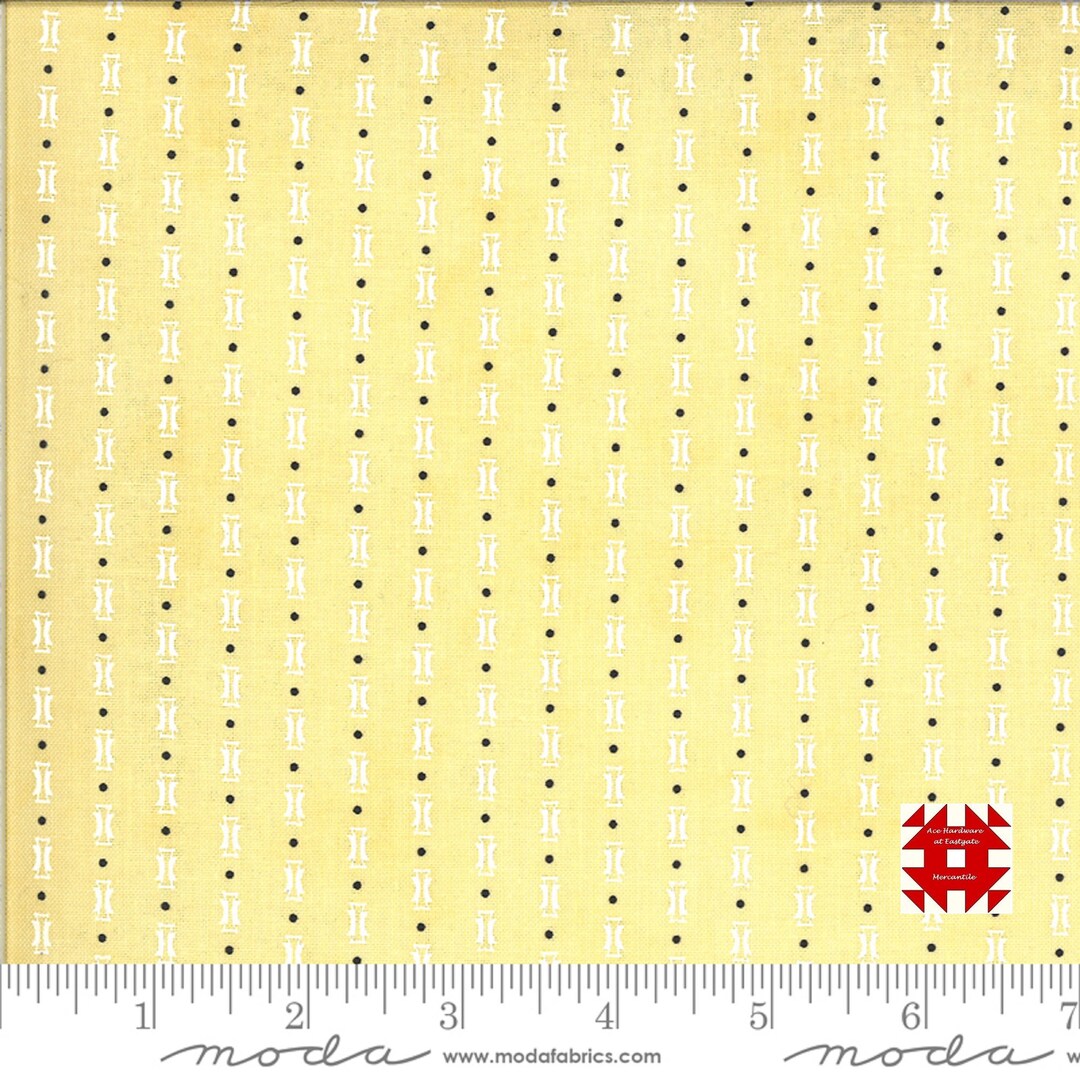 Moda Figs and Shirtings by Fig Tree & Co - Geometric Stripe in Churned ...