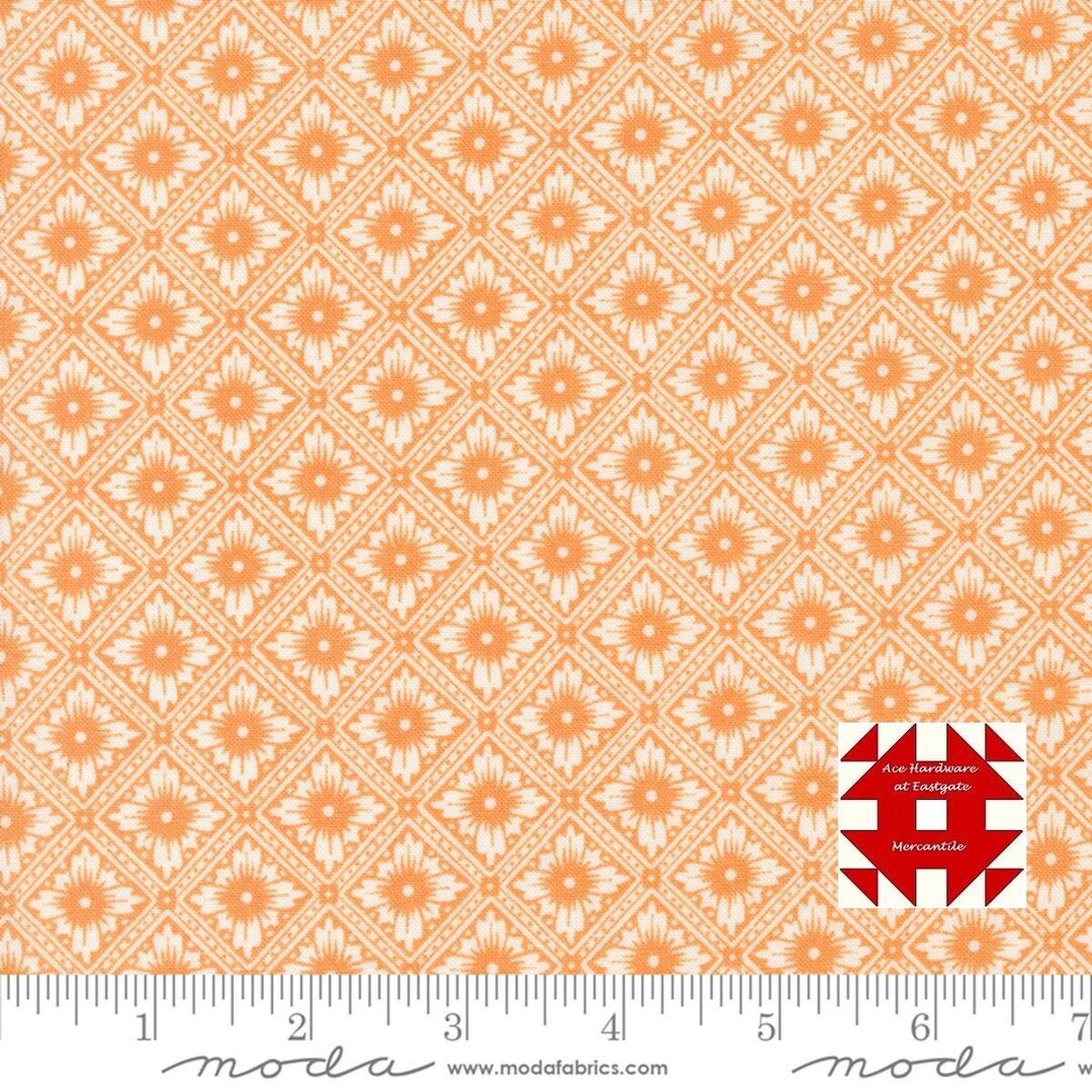 Moda Denim & Daisies by Fig Tree - Punched Tin Blender Print on ...