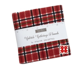 Moda Yuletide Gatherings Flannels Charm Pack von Primitive Gatherings