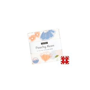 コリアンダーキルトのコーリー・ヨーダーによる、Moda Peachy Keen ミニチャームパック