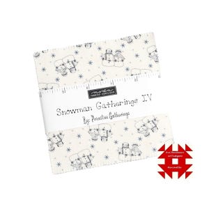 Moda Snowman Gatherings IV Charm Pack by Primitive Gatherings