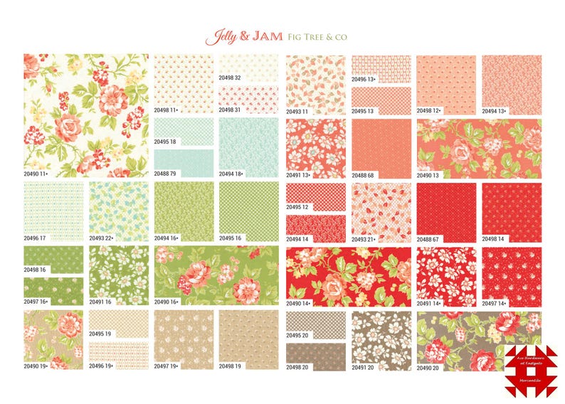 Moda Jelly and Jam Charm Pack by Joanna Figueroa for Fig Tree & Co - Etsy
