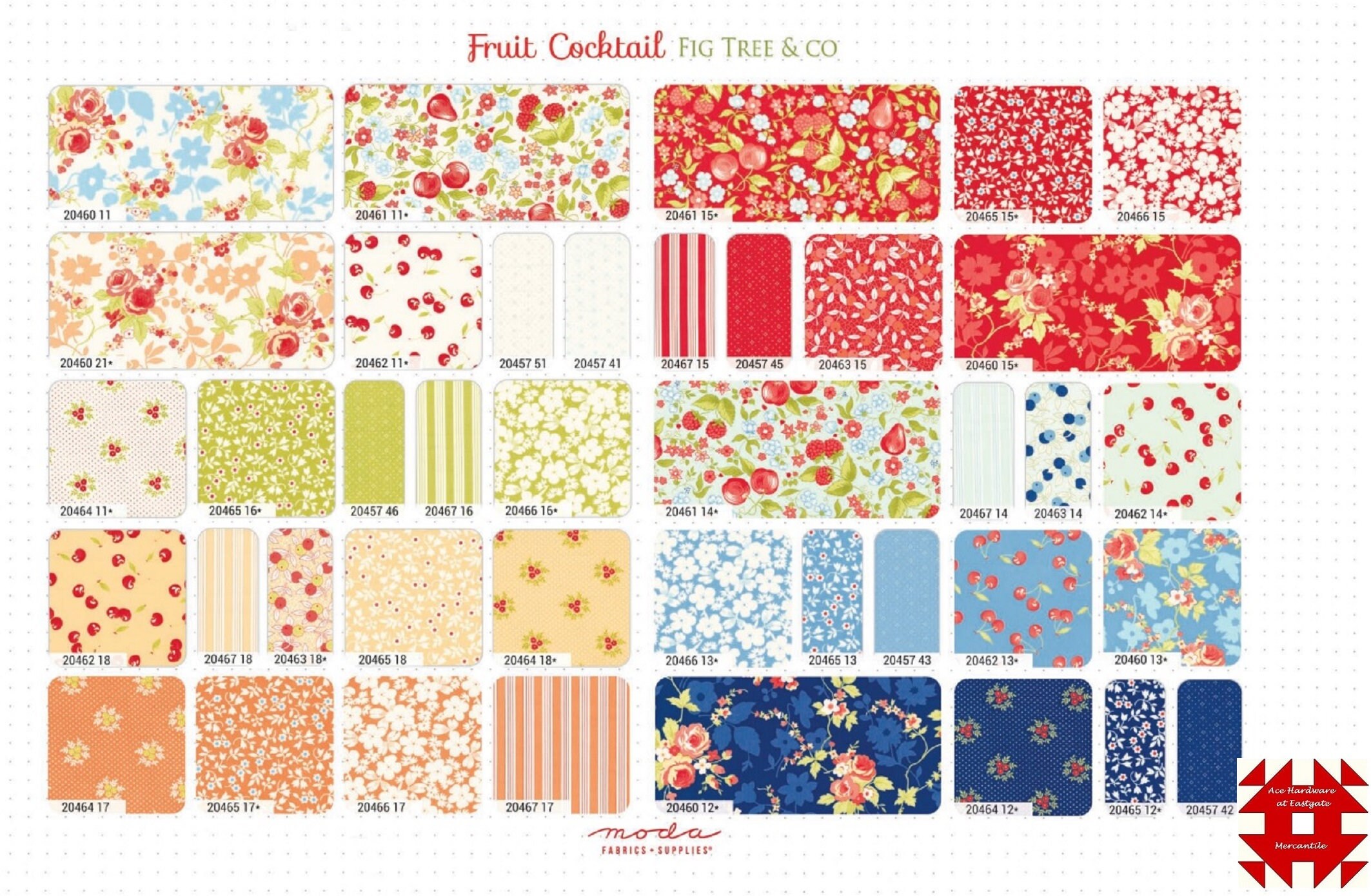 Moda Fruit Cocktail Jelly Roll by Joanna Figueroa for Fig Tree & Co - Etsy