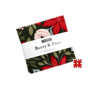 Moda Berry and Pine Charm Pack by Lella Boutique