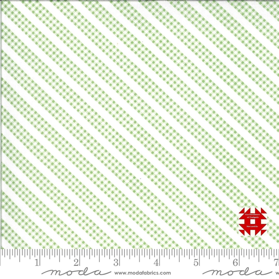 Moda Spring Brook by Corey Yoder Diagonal Stripe Print in Green item