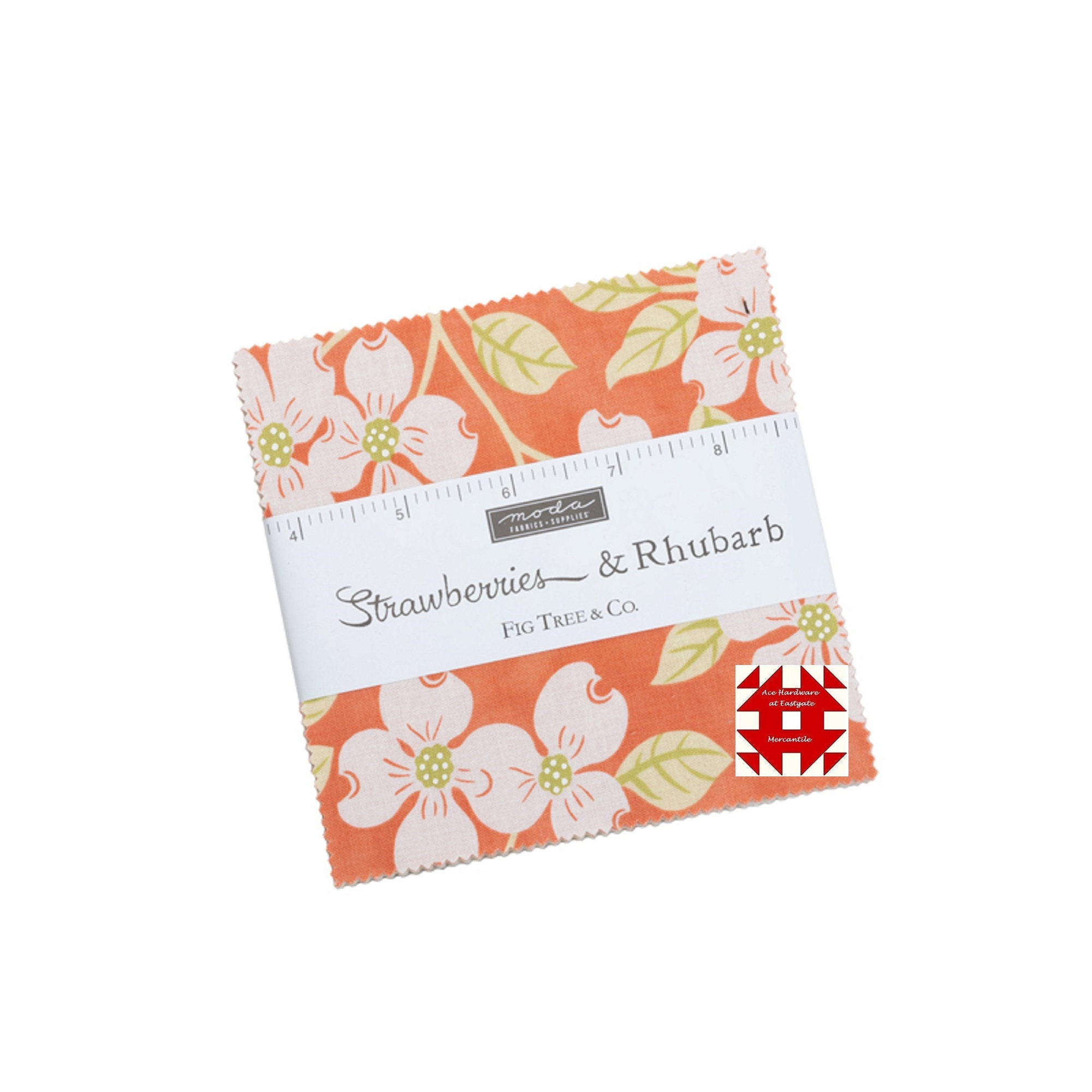 Moda Strawberries and Rhubarb Charm Pack by Joanna Figueroa for Fig ...