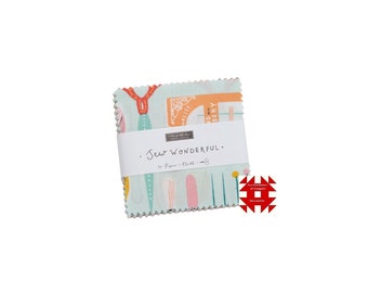 Moda Sew Wonderful Mini Charm Pack by Paper and Cloth Design Studio