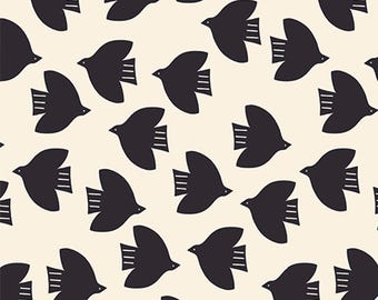 Sieste par Alexia Marcelle Abegg pour Ruby Star Society - Impression d'oiseaux en naturel (article # RS4135 11) - métrage