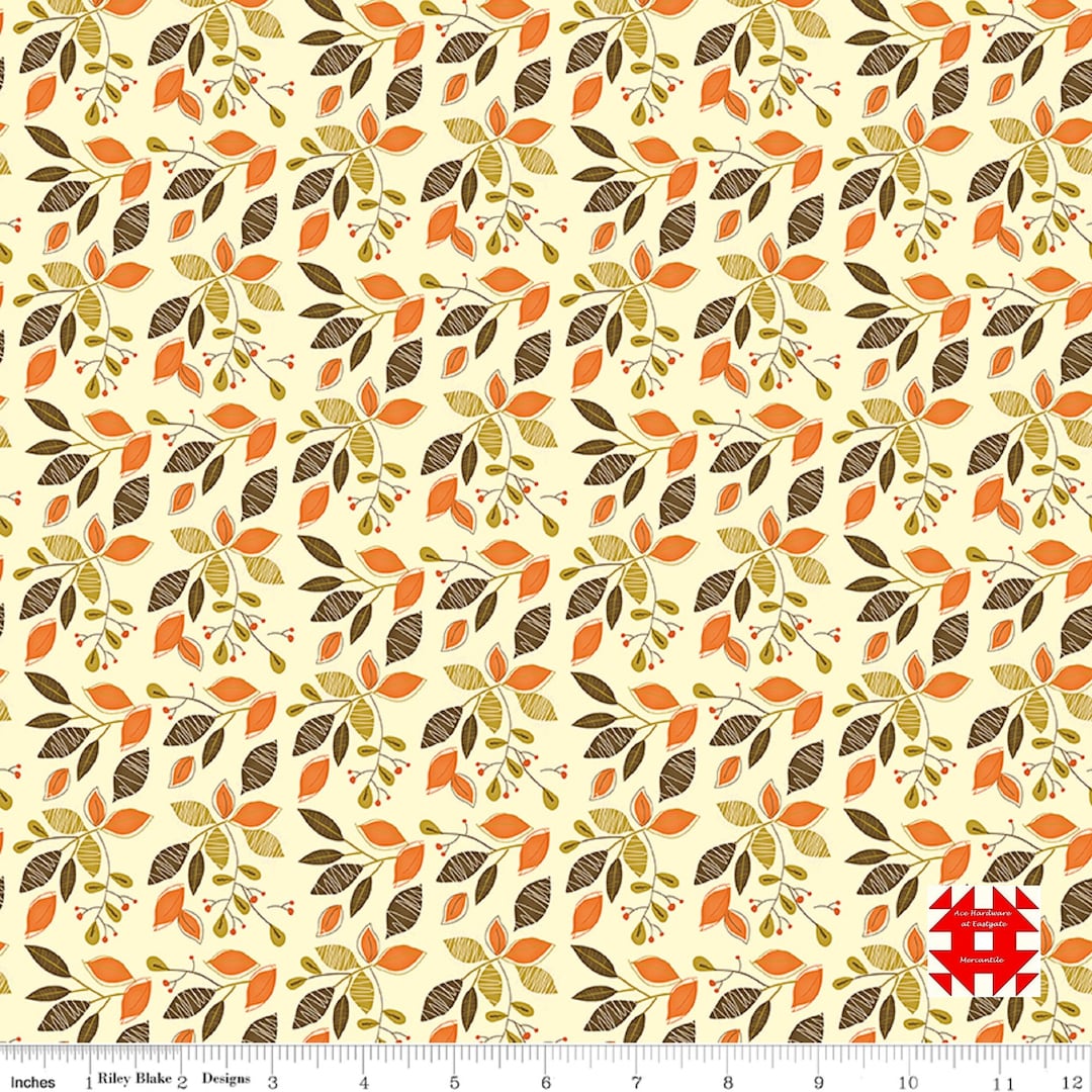 Riley Blake Designs Adel in Autumn by Sandy Gervais - Autumn Leaves ...