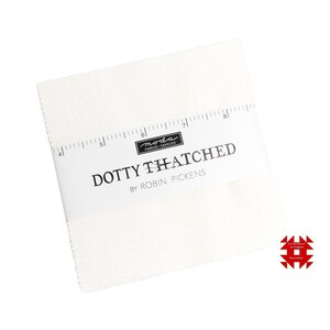 Moda Dotty Thatched Blizzard Charm Pack by Robin Pickens
