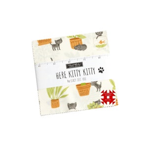 Moda Here Kitty Kitty Charm Pack by Stacy Iest Hsu
