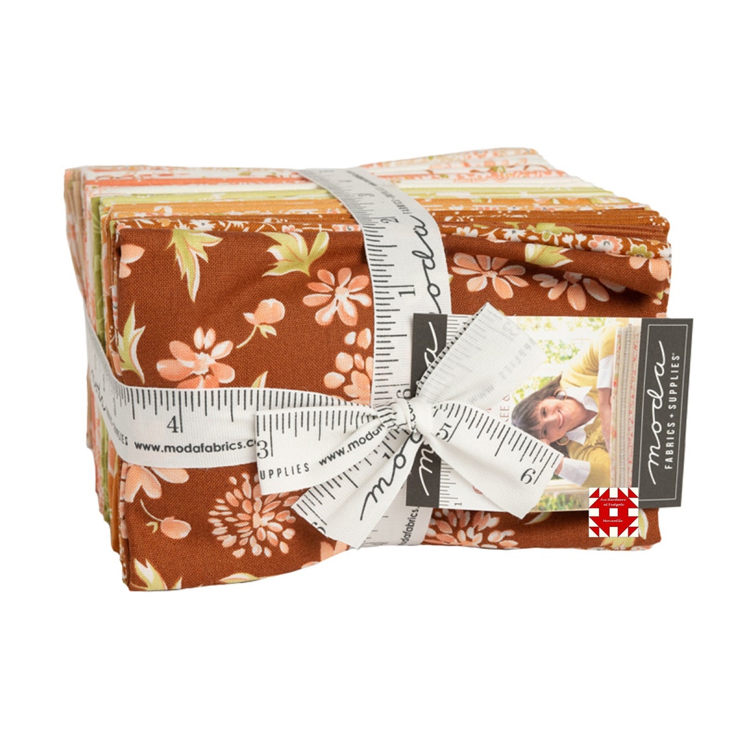 Moda Cinnamon and Cream Fat Eighth Bundle by Joanna Figueroa for Fig ...
