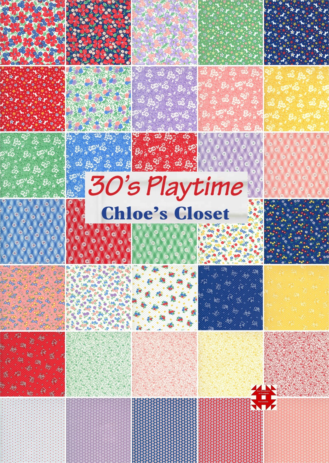Moda 30s Playtime 2021 Layer Cake by Chloe's Closet Etsy Moda 30s Playtime 2021 Layer Cake by Chloe's Closet Etsy