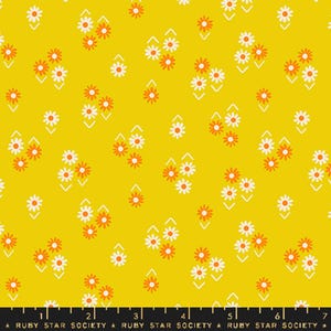 Ruby Star Society Juicy by Melody Miller - nadruk Baby Flowers na Golden Hour (nr artykułu RS0092 13) - metraż
