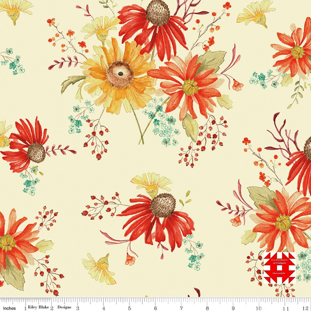 Riley Blake Designs Adel in Autumn by Sandy Gervais - Large Autumn ...