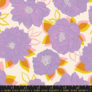 Collezione collaborativa di fiori preferiti della Ruby Star Society - Stampa in fiore in cardo (articolo n. RS5143 11) - metraggio