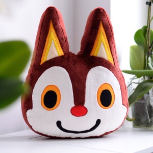 Rudy Animal Crossing - Rudy AC Pluszowy - Rudy AC - Rudy Pluszowy - Poduszka Rudy - Rudy ACNH - Rudy Villager - Animal Crossing Custom - Zabawka Rudy