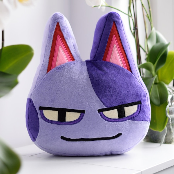 Bob - Animal Crossing - Animal Villagers - Pluszowe Zwierzę - Słodka Poduszka - Pluszowa Zabawka - Pluszowa Poduszka Kot