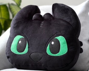 Peluche édentée - Comment dresser votre dragon - Peluche édentée - Comment dresser votre dragon - HTTYD Peluche - HTTYD édenté - Peluche dragon noir