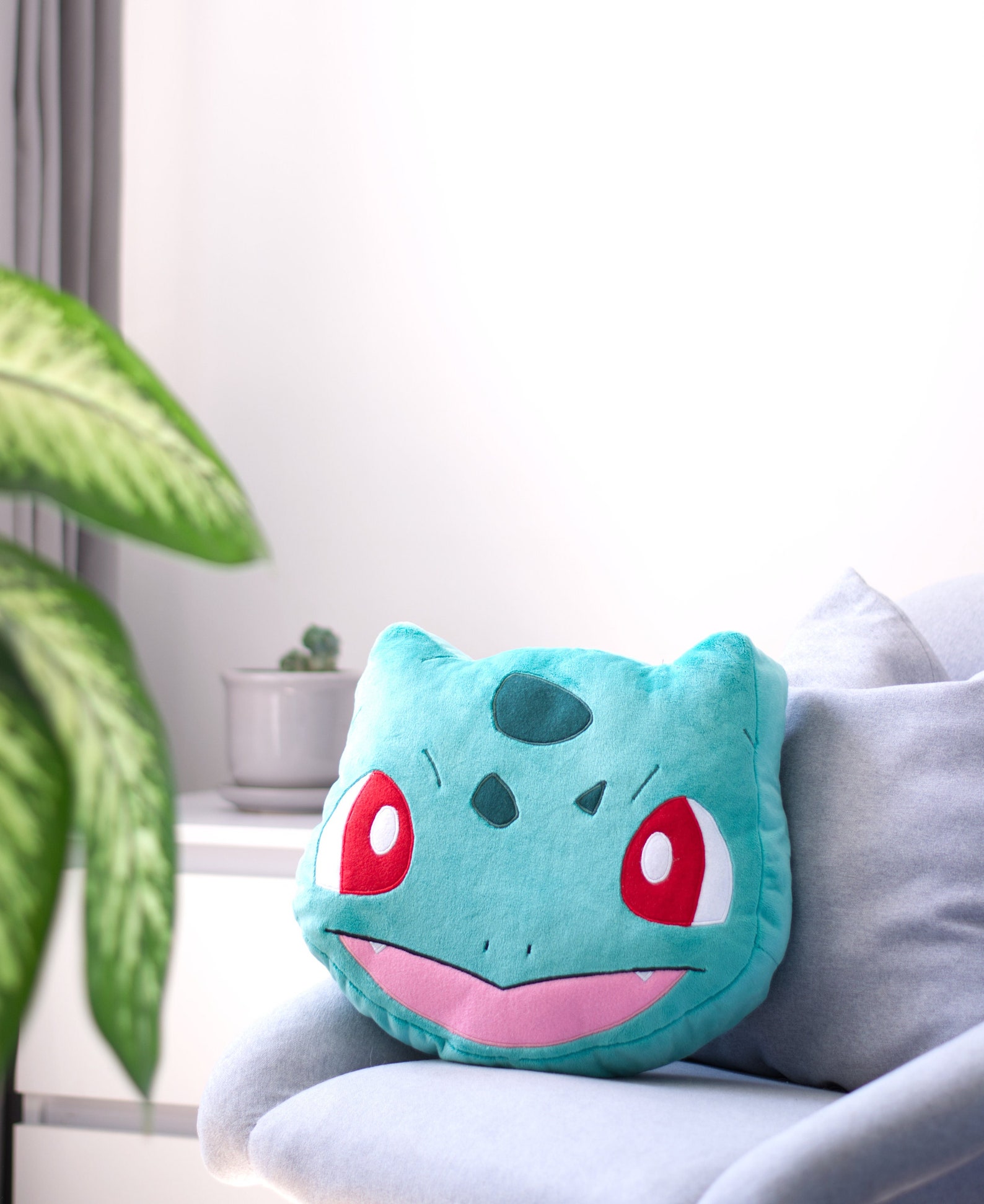 Bulbasaur Pillow - Bulbasaur Plush - Pokemon Plush - Bulbasaur Plush ...