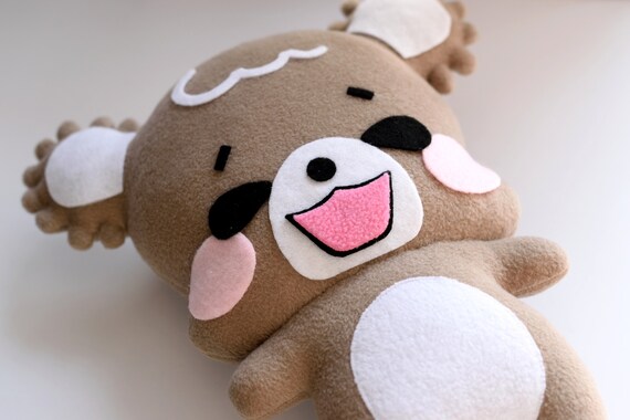 milk and mocha stuffed animals