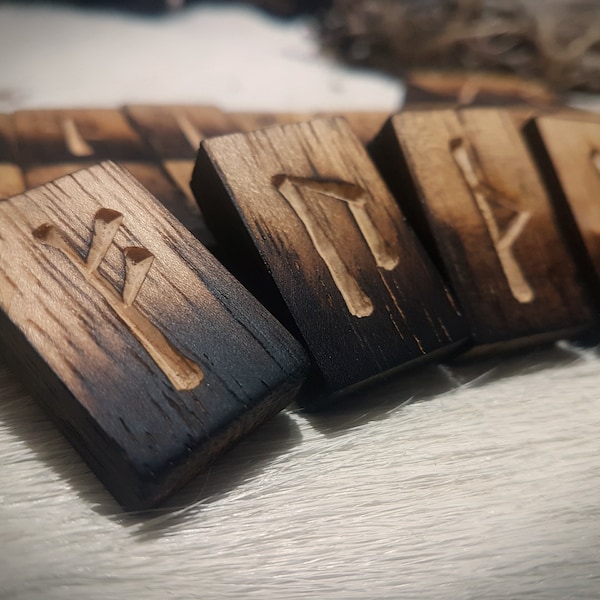 Wooden Rune Runes - Etsy