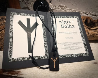 Handcrafted Nordic Rune Necklace.  Elder Futhark / Anglo Saxon.