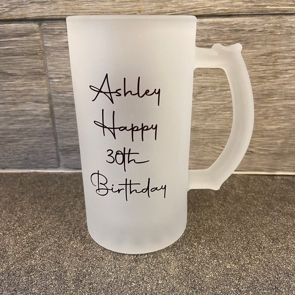 Glass Tankard Etsy UK