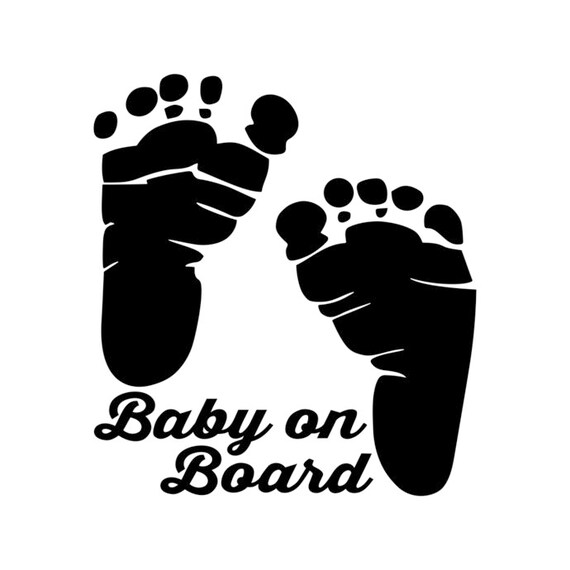 Download Baby On Board Svg Collection Svg Files For Silhouette Cameo Etsy
