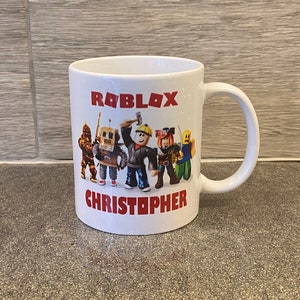 Personalised roblox style Mug girls boys Christmas birthday gift stocking filler