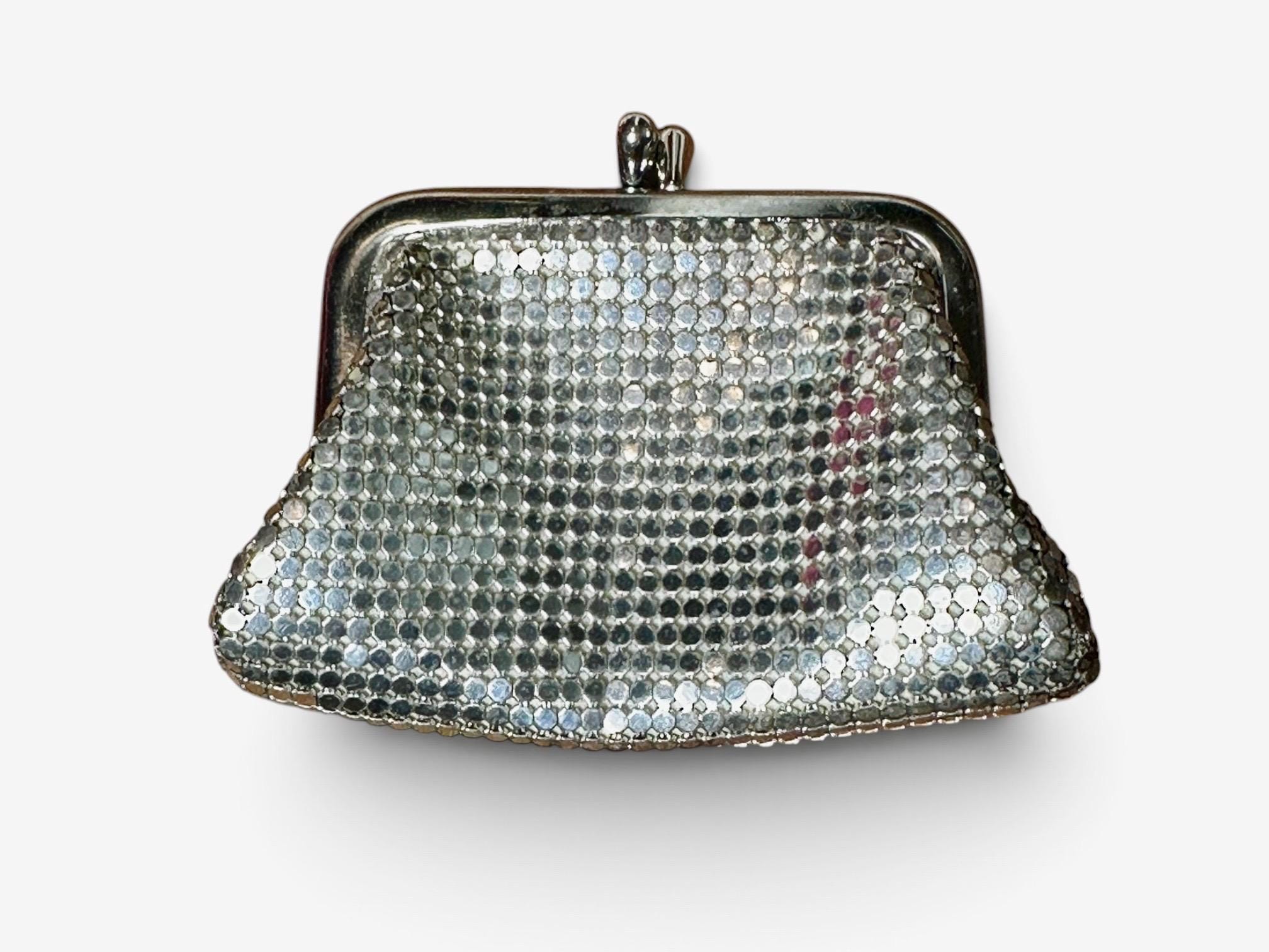 Whiting & Davis U.S メタルメッシュ パーティーバッグ Whiting and Davis Silver Mesh Bag - Etsy