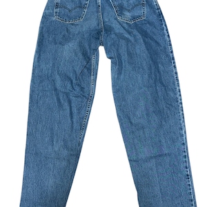 Levi’s Silver Tab Men’s Jeans Baggy Size 34 X 34 Measured VTG Denim Wide Leg USA