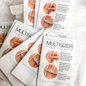Ring sizer, reusable ring sizer, ring size at home