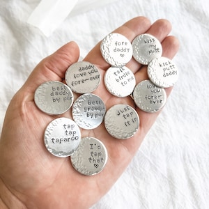 Golf ball marker, ball marker, personalized ball marker, Father’s Day gift, golfer gift, customized ball marker, silver ball marker