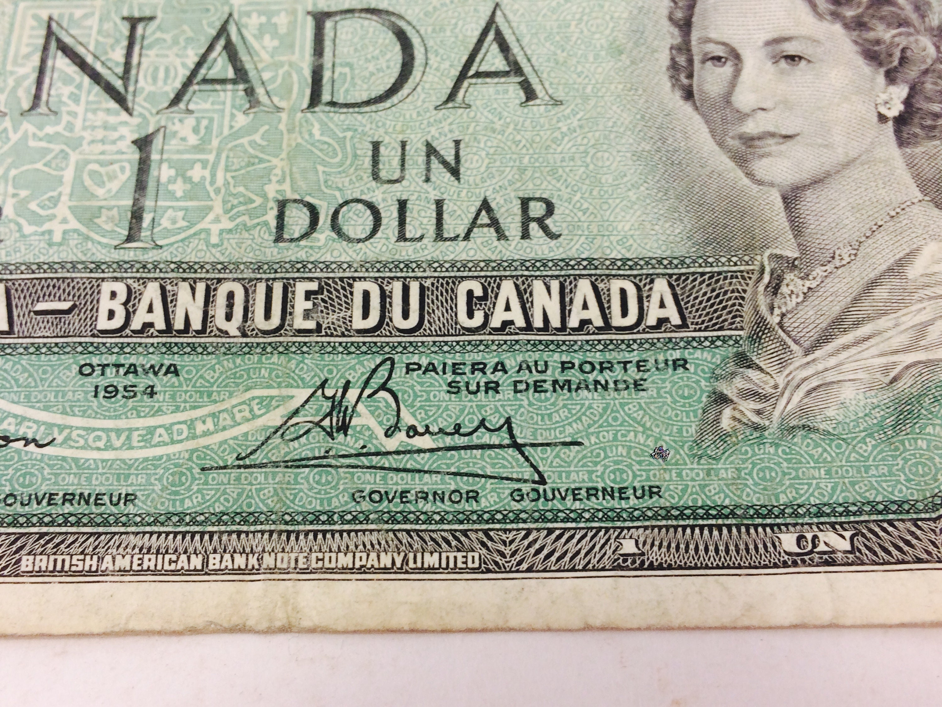 1954 Canadian Dollar Bill Valueclassified - ienmm8g